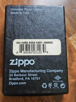 Zippo Hard Rock Cafe Barcelona 2009