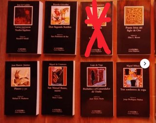 5€ x libro. Cátedra. Letras Hispánicas