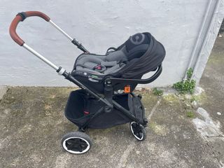 Silla de paseo Janè Crosslight color Cold Black