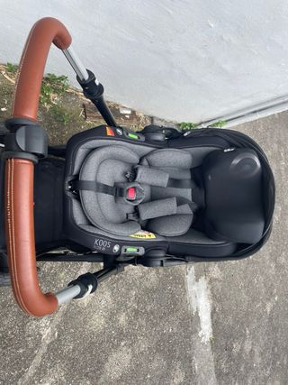 Silla de paseo Janè Crosslight color Cold Black