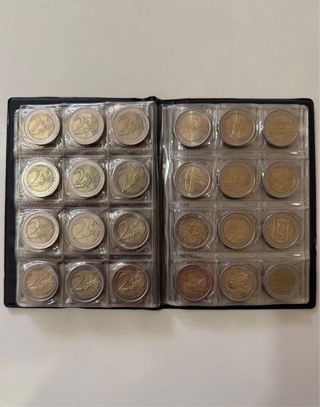 Collezione 72 Monete 2 Euro Diverse