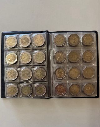 Collezione 72 Monete 2 Euro Diverse
