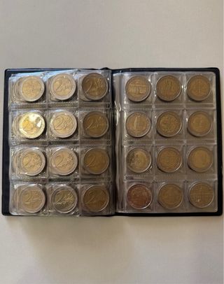 Collezione 72 Monete 2 Euro Diverse