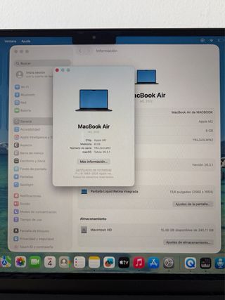 MacBook Air M2 2022 8GB 256GB Midnight