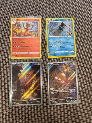 Lote de 4 cartas Pokémon GO