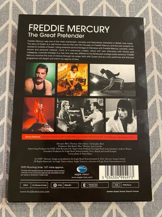 DVD Freddie Mercury The Great Pretender