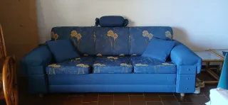 Sofá Cama Azul