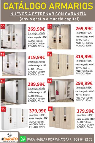 Armario Blanco con ENVIO