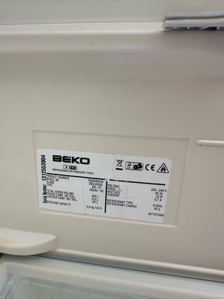 Frigorífico blanco BEKO A+ Energi