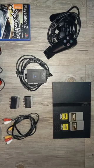 Pack PS2 Slim + Accesorios + Bolsa de transporte