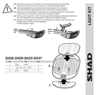 Luz Freno SHAD TOP CASE