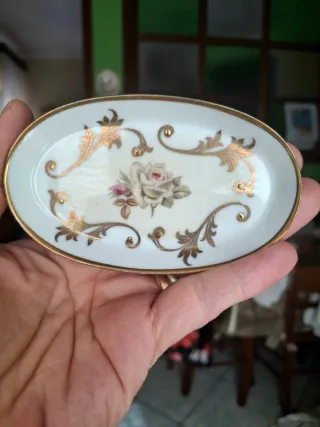Tris Limoges Decorati Rosa