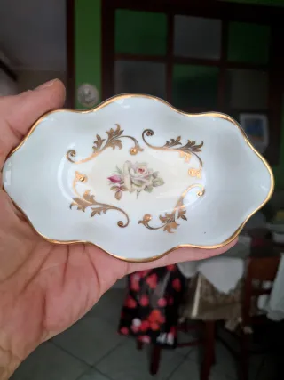 Tris Limoges Decorati Rosa