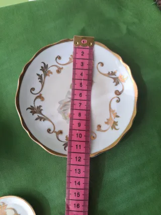 Tris Limoges Decorati Rosa
