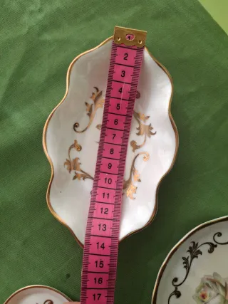 Tris Limoges Decorati Rosa