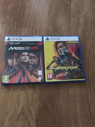 Pack 2 videojuegos PS5: Cyberpunk 2077 y MotoGP 25
