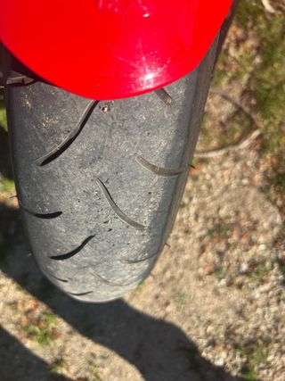Triumph Daytona Roja - Moto Deportiva