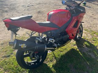 Triumph Daytona Roja - Moto Deportiva