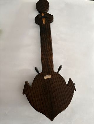 Termómetro de pared vintage ancla