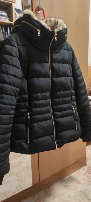 Abrigo Pimkie negro de Mujer