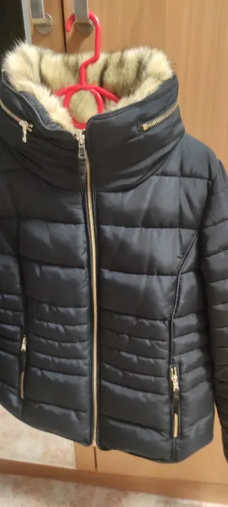 Abrigo Pimkie negro de Mujer