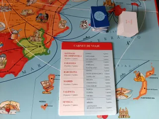 Juego Mesa Viaje por España Vintage Educa 80s