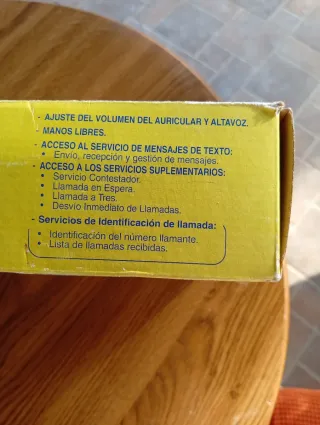 Teléfono fijo Telefonica negro