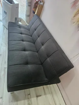 Sofá Cama Negro Tela negociable