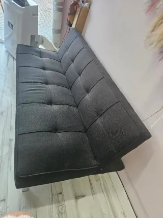 Sofá Cama Negro Tela negociable