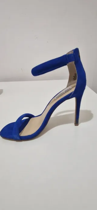 Sandali Steve Madden Blu Tacco Alto