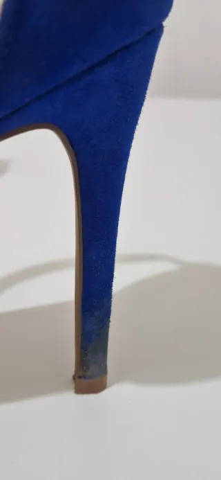 Sandali Steve Madden Blu Tacco Alto