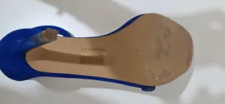 Sandali Steve Madden Blu Tacco Alto
