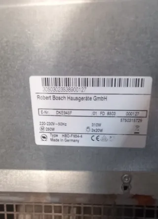 Campana extractora Bosch