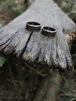Pack 2 Anillos Atlantes Antiguos Plata