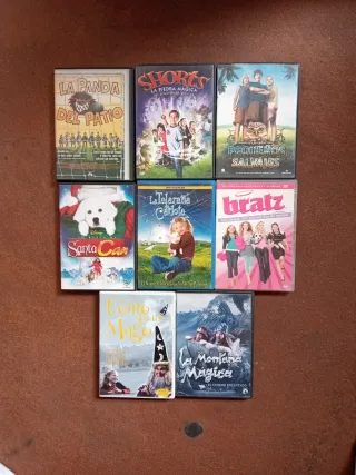 Lote 8 Películas DVD Familia/Fantasía