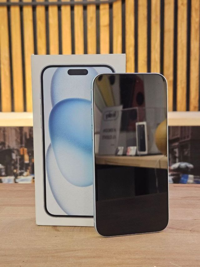 IPHONE 15 PLUS 128GB AZUL 100% BAT - 52 CICLOS