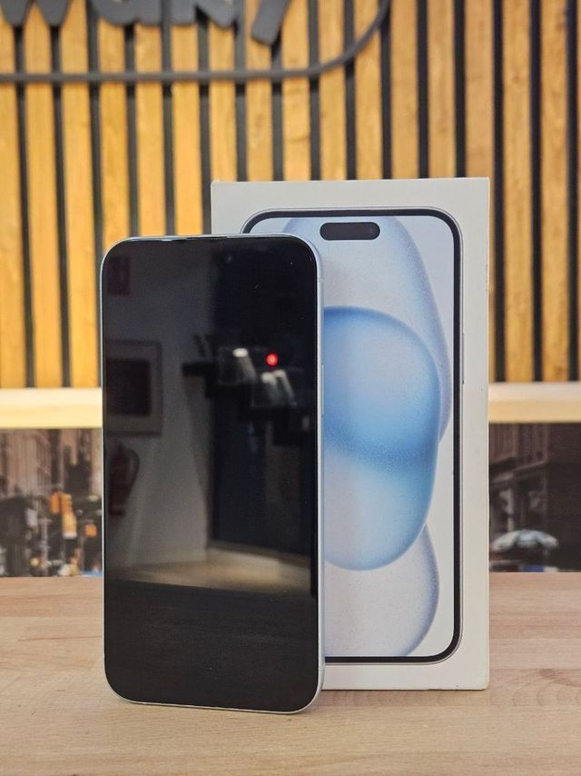 IPHONE 15 PLUS 128GB AZUL 100% BAT - 52 CICLOS
