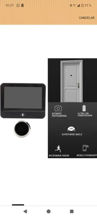 Sonew Mir - Visor de Puerta Digital