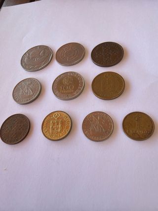 Lote 10 Monedas antiguas de Portugal