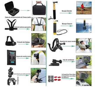 Kit Accesorios GoPro Nuevo
