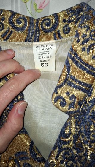 Chaleco fallero hombre