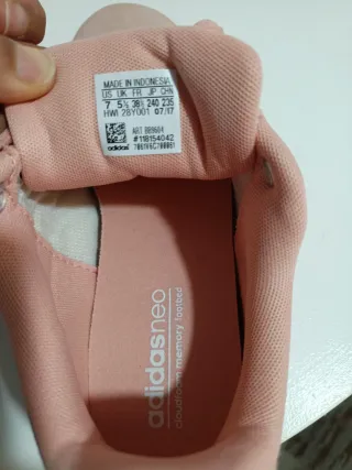 Zapatillas Adidas Neo cloudfoam memory Rosa