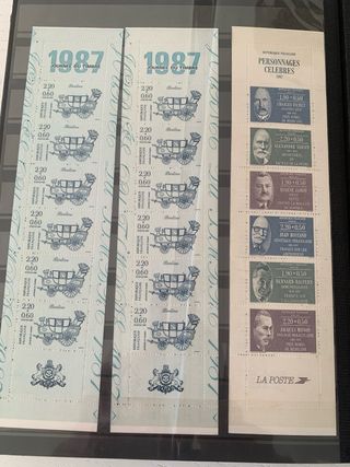 Colección sellos franceses