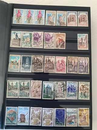 Colección sellos franceses