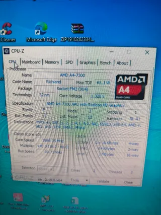 PC Escritorio AMD A4-7300 8GB RAM 500GB HD