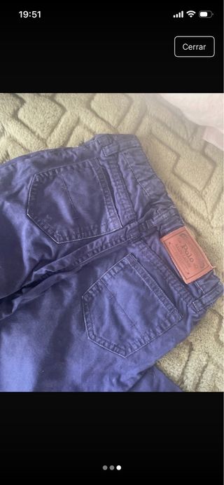 Pantalón infantil azul