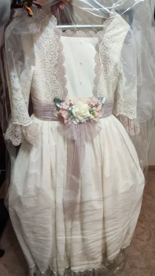Traje Comunión Niña Montserrat Lozano Talla 6