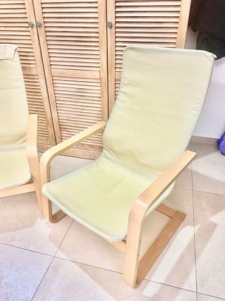 2 Sillas Poäng Ikea Beige