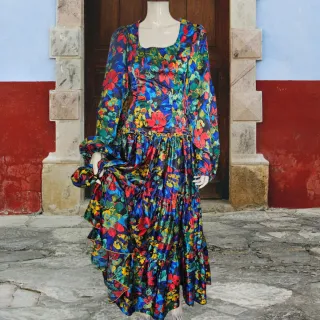 Vestido Flamenca floral