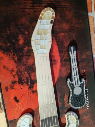 Espejo Guitarra Mosaico Decorativo Pared x2
